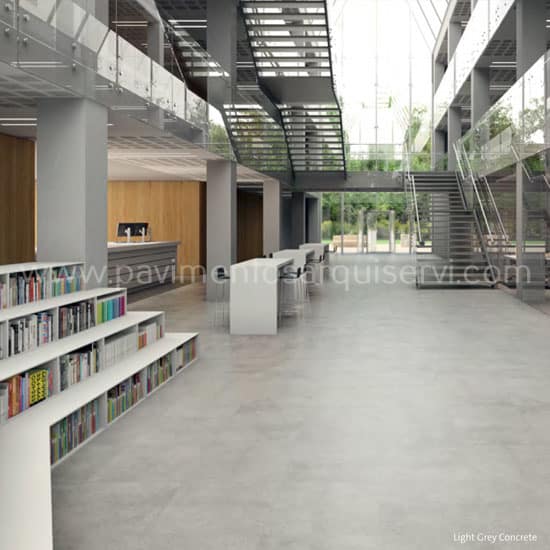 Vinílicos Heterogéneo Suelo Vinílico Light Grey Concrete 5067